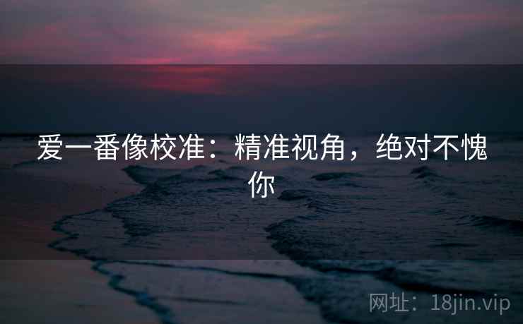 爱一番像校准:精准视角,绝对不愧你 爱一番像校准:精准视角,绝对不愧你